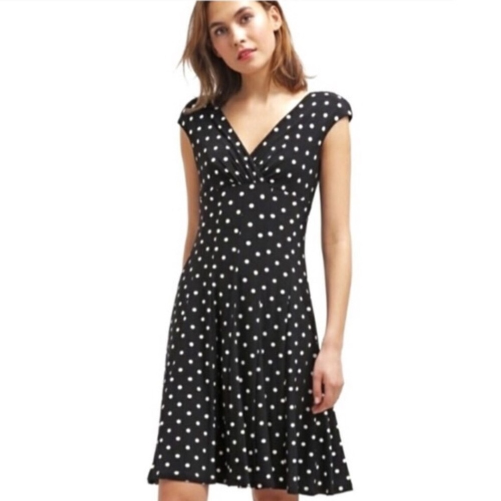 Ralph Lauren Polkadot ALine Dress size 4 - Picture 1 of 5